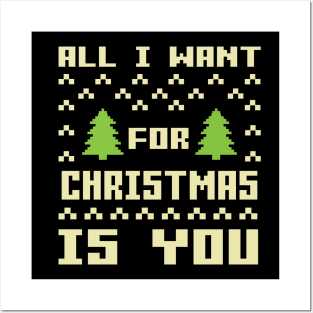 All I Want For Christmas Is You Posters and Art